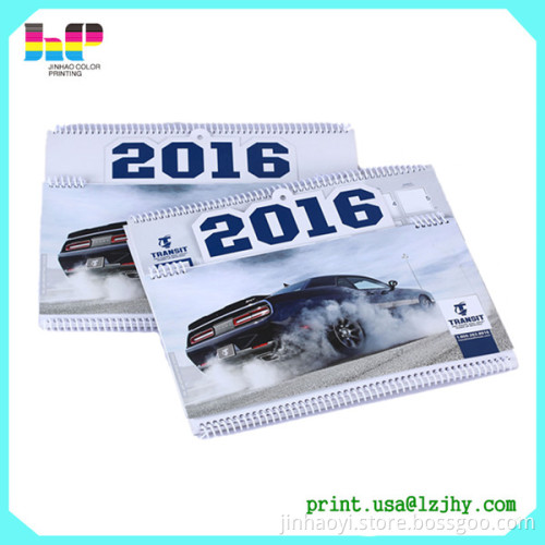 unique tear off daily spiral bound wall calendar 2016/2017